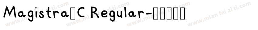 Magistra1C Regular字体转换